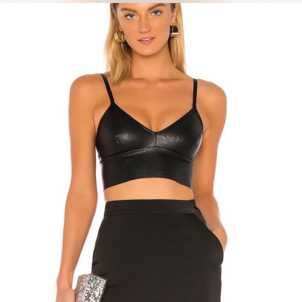 Commando Faux Leather Tank Top